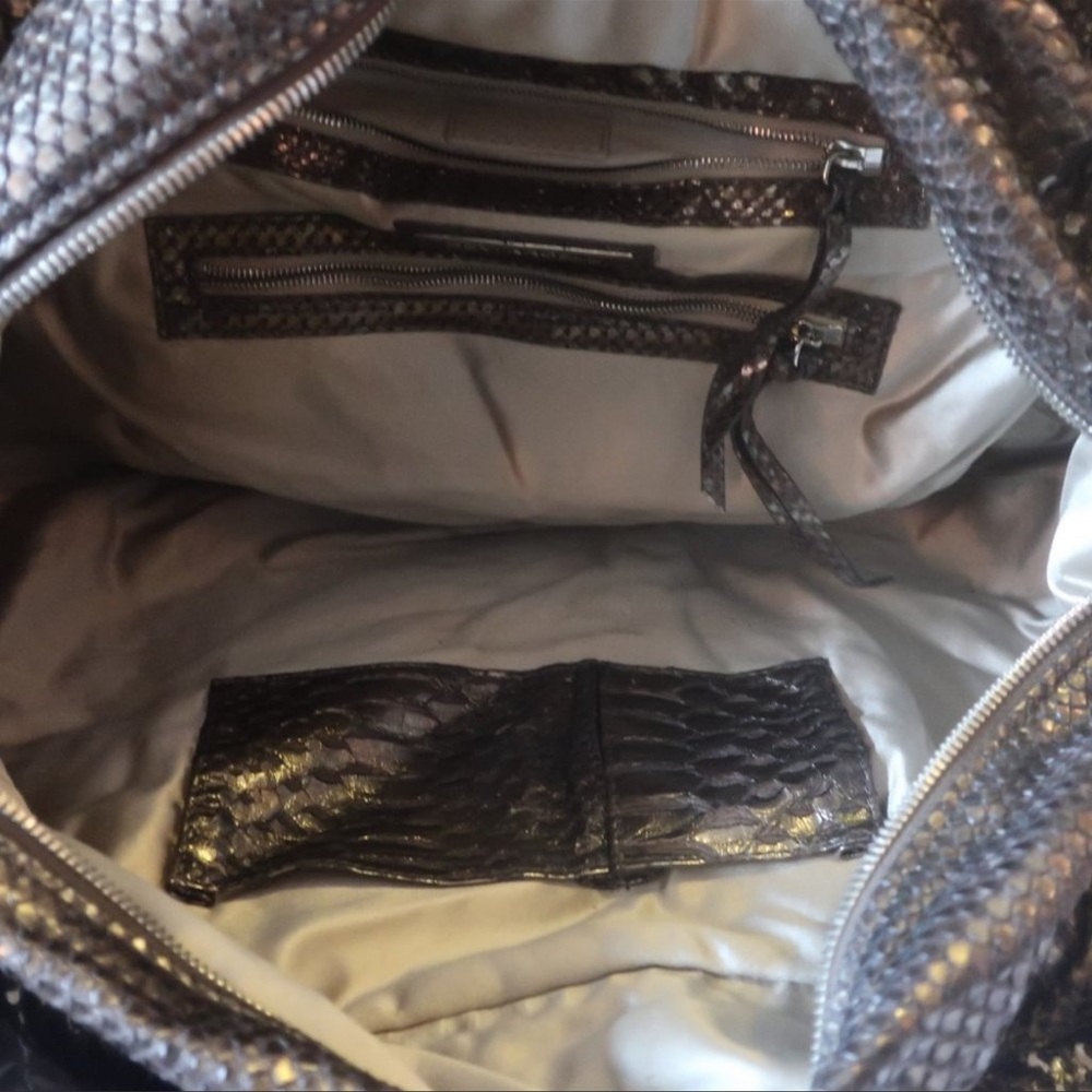 Authentic Devi Kroell Python Hobo Handbag Purse C… - image 4